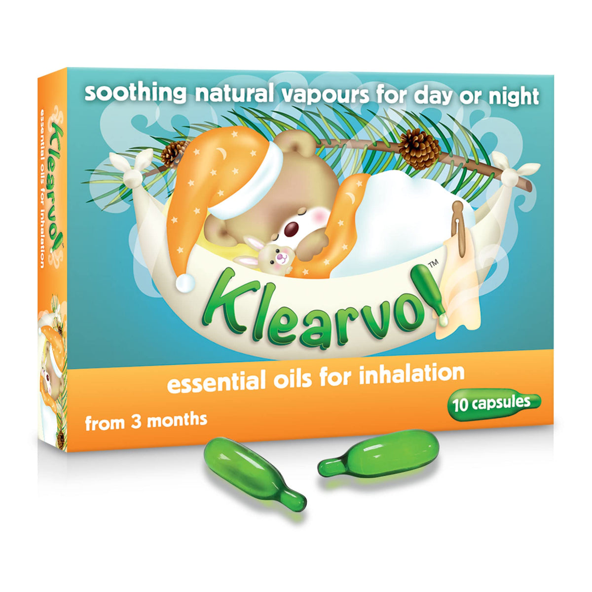 Klearvol Essential Oils Inhalation Capsules   from 3 months and   Karvol Alternative   Natural Vapours for Day and Night