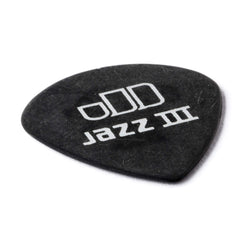 Dunlop 482R.60 Tortex® Pitch Black Jazz III, .60mm, 72/Bag