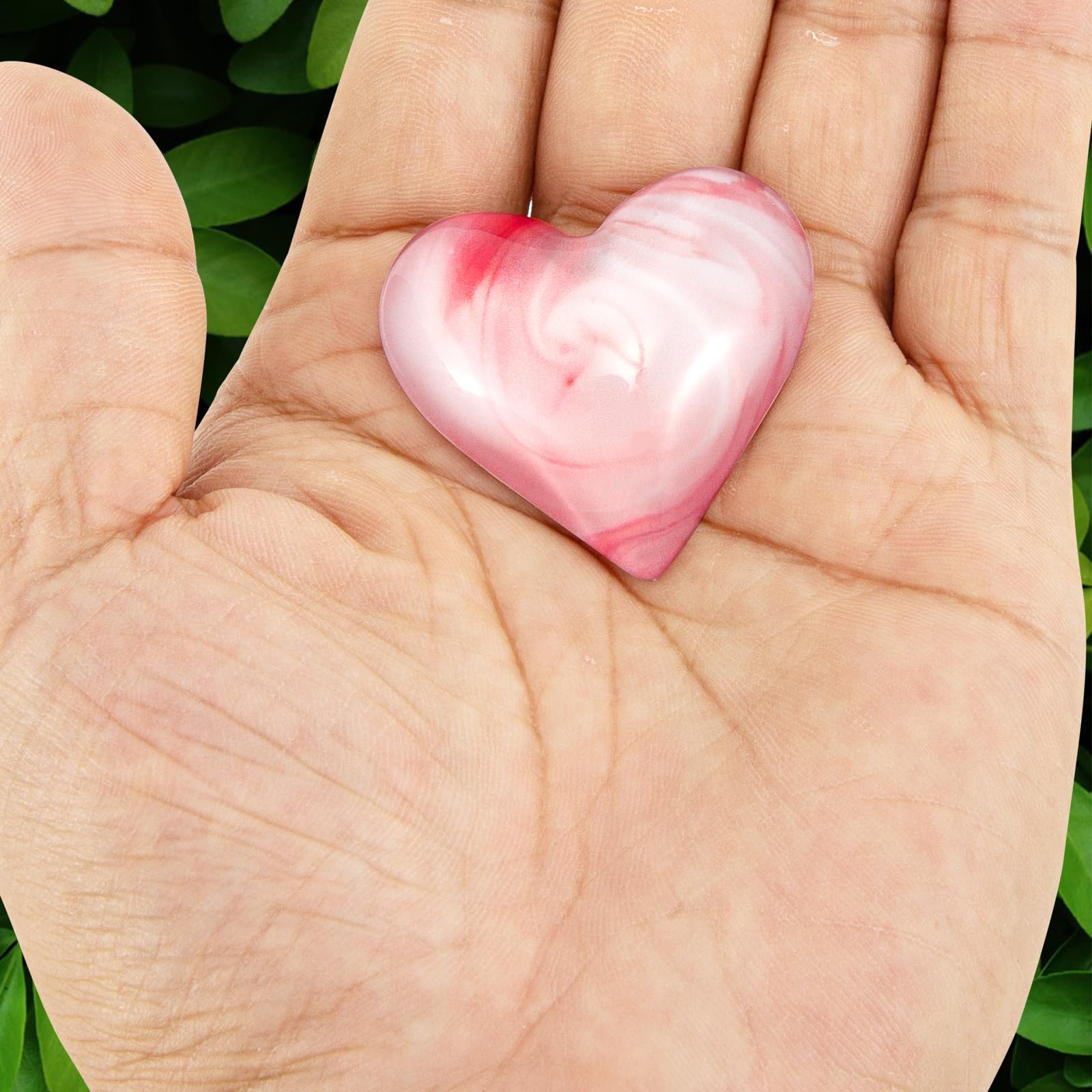 Pocket Hugs Heart, Thinking of You Gifts, Keepsake Gifts for Women Friends, Go to University School Gifts, Positive Good Luck Gifts for Birthday Wedding Christmas Mothers Day Valentines (Pink)