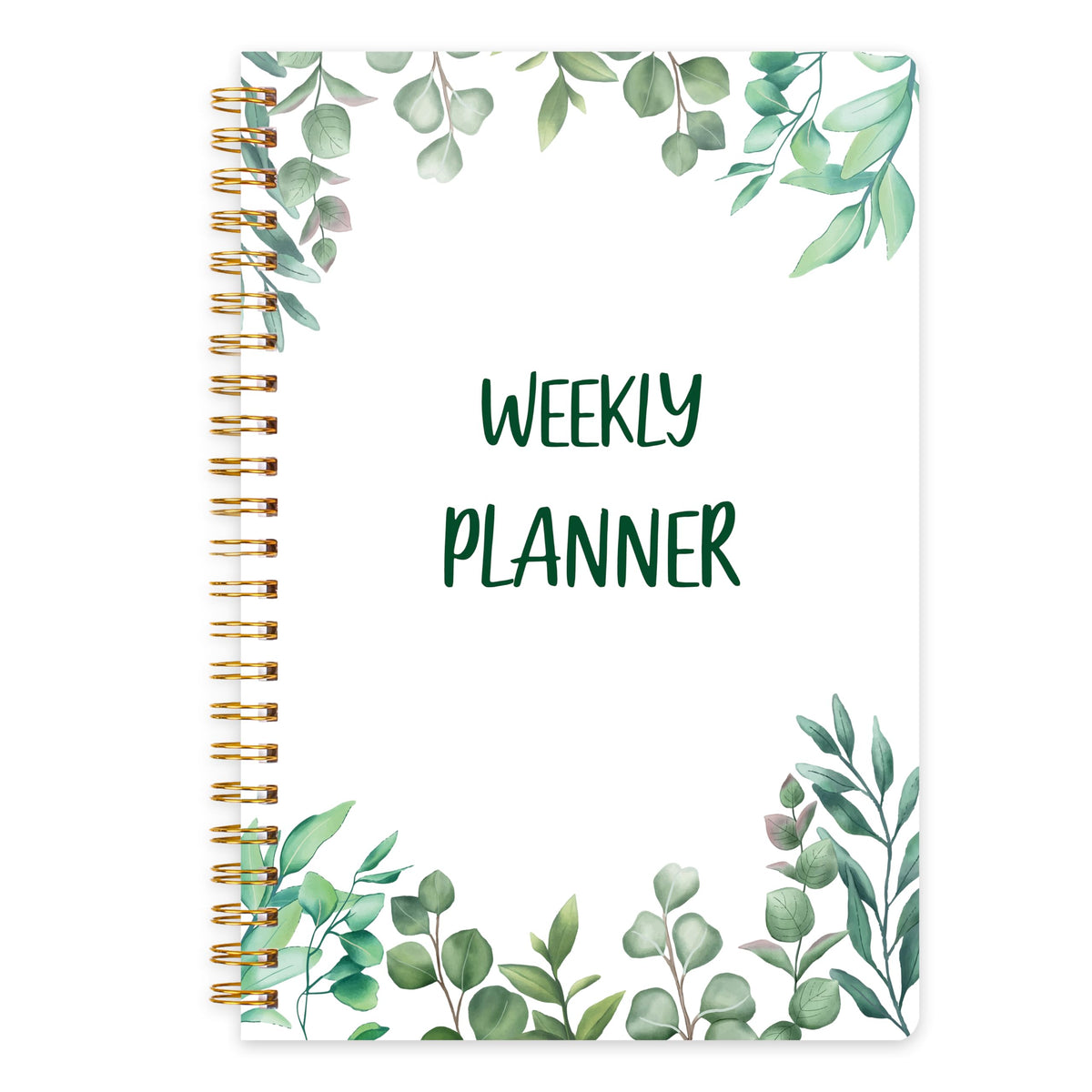 Weekly Planner,Undate To Do List Notebook for Home, Work with Weekly goals, Habit Tracker,52 sheets,A5 size