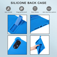 Case for Honor Pad X9 11.5 Inch,XLTTONG PC Holder Tablet Silicone Case,Anti-drop for Honor Pad X8 Pro 2023 (Blue)