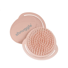 Shnuggle Baby Bath Brush   Soft Brush Helps To Massage Away Cradle Cap - Pink