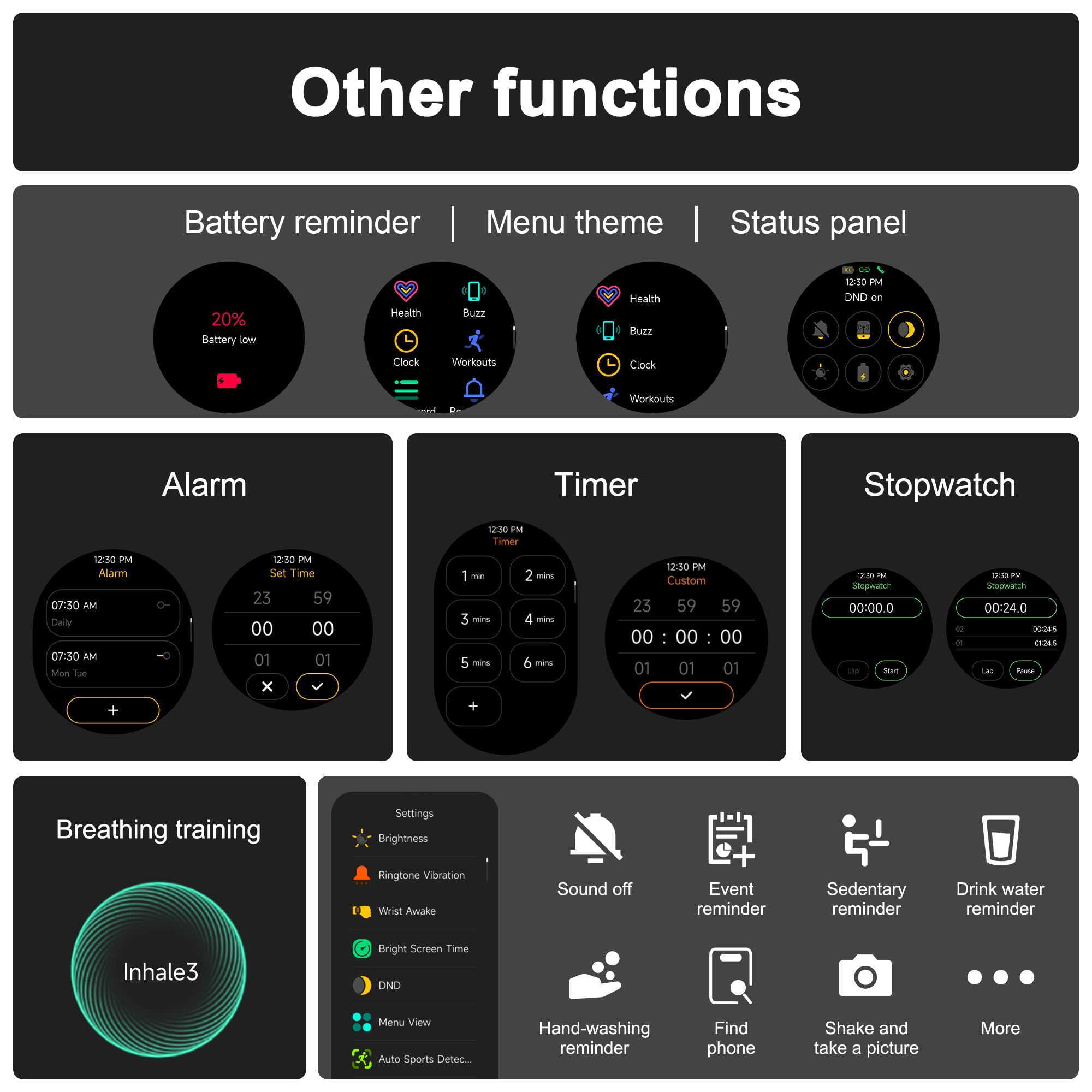 Blackview Smart Watch for Men (Answer/Make Calls), Fitness Watch with Blood Oxygen Heart Rate Sleep Monitor, 100 Sports Modes, Weather, Stopwatch, Calorie Step Counter Watch for iOS Android