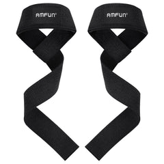 AMFUN 2PCS Lifting Wrist Straps for Weightlifting, Wrist Lifting Straps Grips Band-Deadlift Straps with Neoprene Cushioned Wrist Padded, Perfect for Gym Workouts Deadlifts Powerlifting Bodybuilding