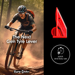 Tyre Glider   The Next Gen Tyre Lever for Bicycles   Bike Tyre Levers   Tyre Tool for Bicycles   Bicycle Tyre Levers   For All Tire Widths Including Mountain, Road & Gravel Bikes