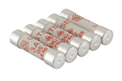 GTSE 3A Electrical Fuses, Pack of 5, Household Domestic Mains Plug Ceramic Fuses, 240V, BS 1362 Compliant