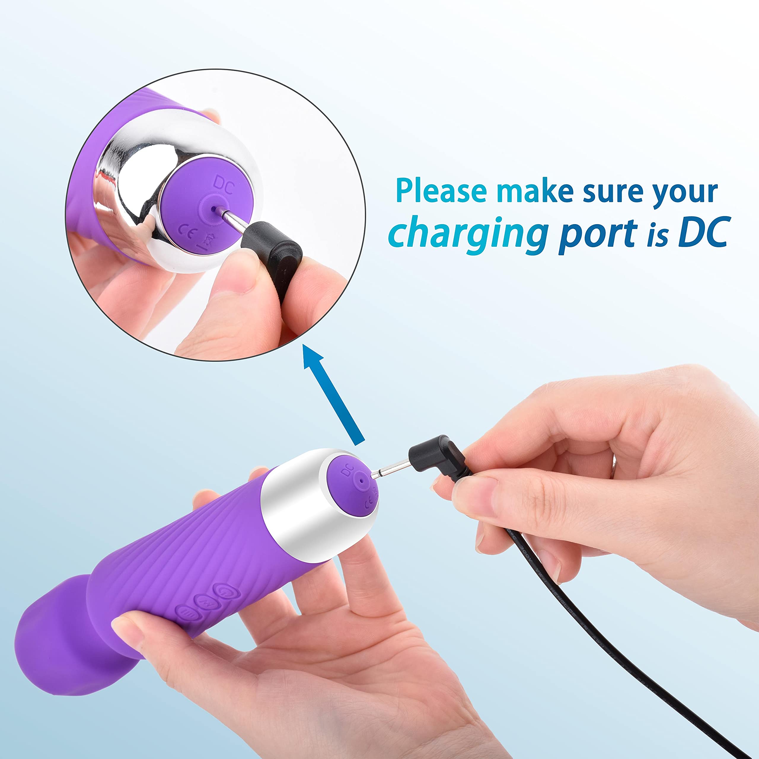 Bicmice 2.7Ft DC Charger Fast DC Charging Cable USB to DC 2.5mm Replacement Charger Cord