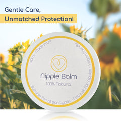 First Days Maternity Natural Nipple Balm, Nipple Balm for Sore Nipples, Dry Lips, Cuticles, and Dry Skin, Suitable for All Skin Types, Unscented, Vegan-Friendly, 40 ml Tin