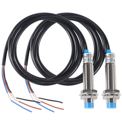 2Pcs 3D Printer Inductive Proximity Sensor Switch LJ12A3-4-Z/BX 5V 300mA Detection NPN NO DC 6-36V 4mm Normally Open Proximity Switch LJ12A3-4-Z/BX-5V 4mm Detecting Distance 3 Wire