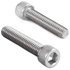 AMLOOPH M6 Screws, M6 X 65mm Allen Socket Head Cap Screws/Bolts - 6mm Diameter Fully Threaded M6 Bolts 65mm A2 Stainless Steel Long Hex Socket Bolt M6 Coarse (Pack Of 10）