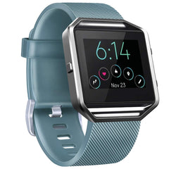 Vancle Replacement Strap compatible with Fitbit Blaze, Not Included Fitbit Blaze and Frame (Slate, S)