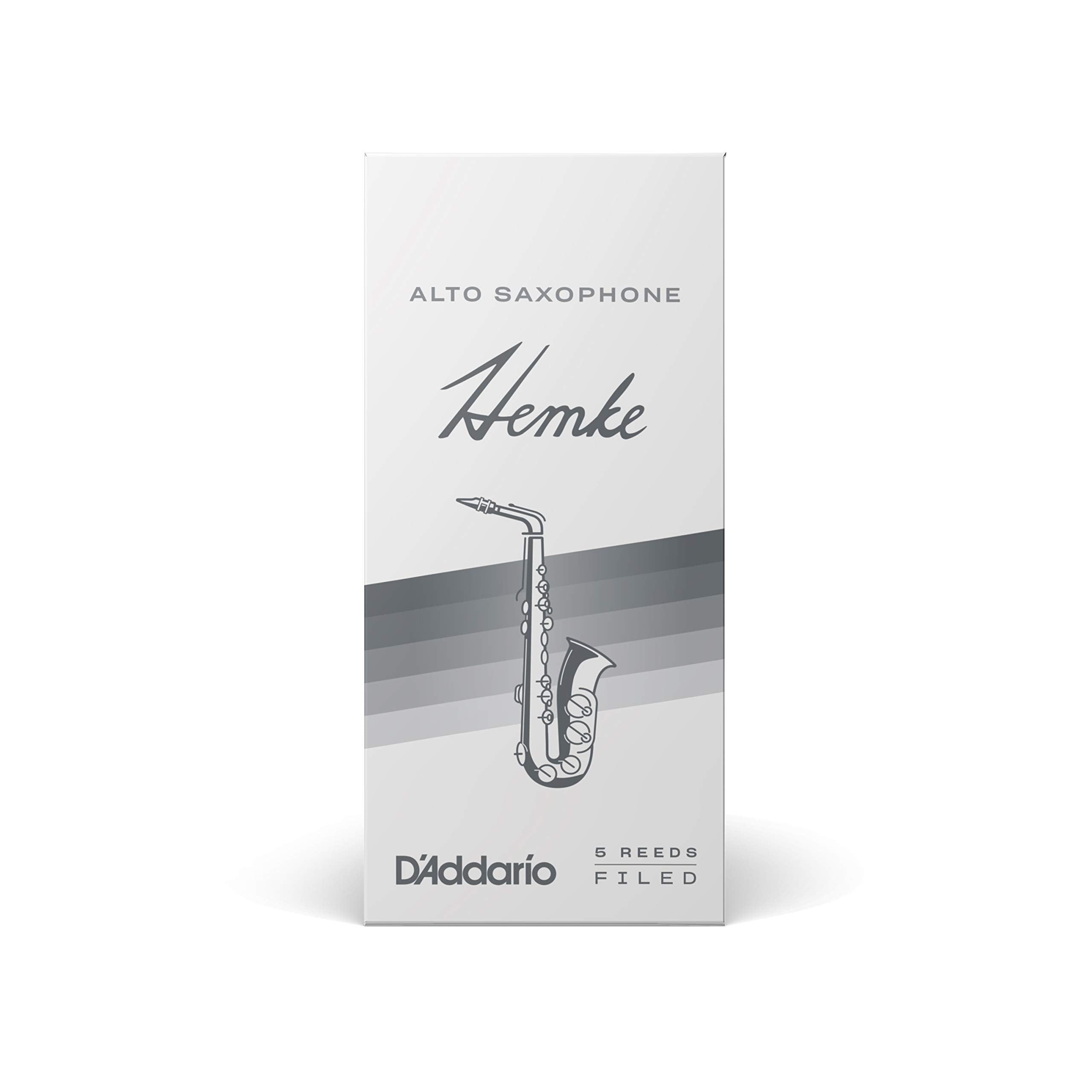 Rico Hemke 2.5 Strength Reeds for Alto Sax (Pack of 5)