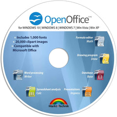 Office Suite 2018 Premium Edition CD DVD 100% compatible with Microsoft® Word® and Excel® for Windows 10-8-7-Vista-XP