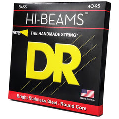 DR Strings HI-BEAM™ - Stainless Steel Bass Strings: Extra Light 40-95