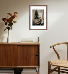 Walnut Wooden Picture Frames A4 with Mount,A4 Black frame,A4Frame,A4 Picture Frames,A4 Photo Frames,A4 certificate frame,Freestanding and Wall Mountable