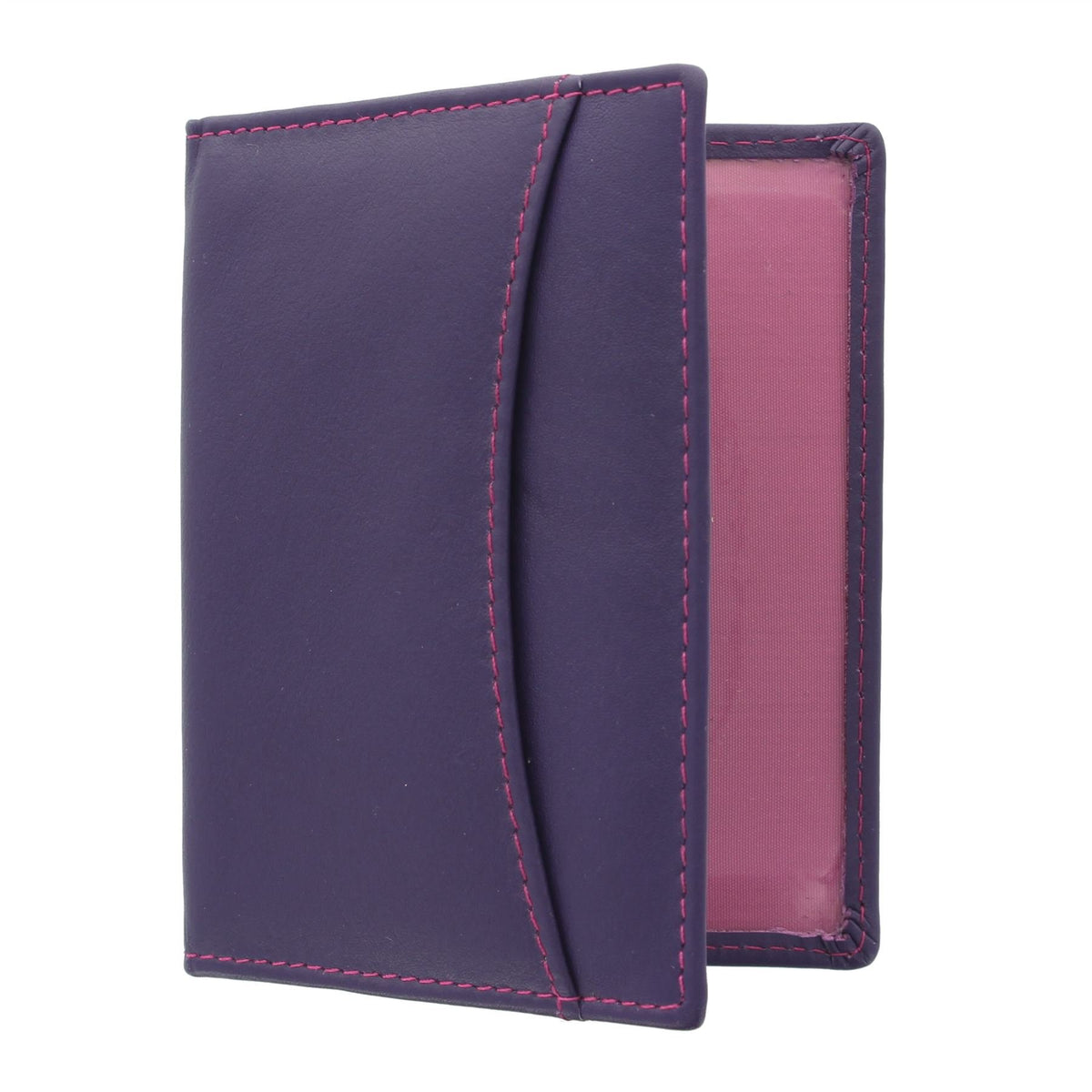 Mala Leather Odyssey Soft Leather Travel Pass/Oyster Card Holder 555_14 Purple