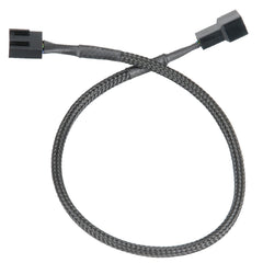 Akasa PWM Fan Extension Cable   4-pin Male to Female Connectors   Compatible with PWM and 3-pin Fan   For Computer Cooling Fans and PC Case Fans   30cm   AK-CBFA01-30