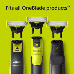 Philips OneBlade Original Replacement Blades, For OneBlade Electric Shaver and Trimmer, Durable Stainless Steel, Trim, Edge and Shave, 3 pack, Model QP230/50