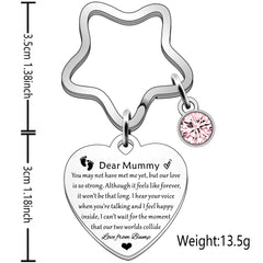 SDOFY Mummy to Be Gifts New Mum Gifts Mum to be Keyring Pregnancy Gifts for Mum Mothers Day Gift