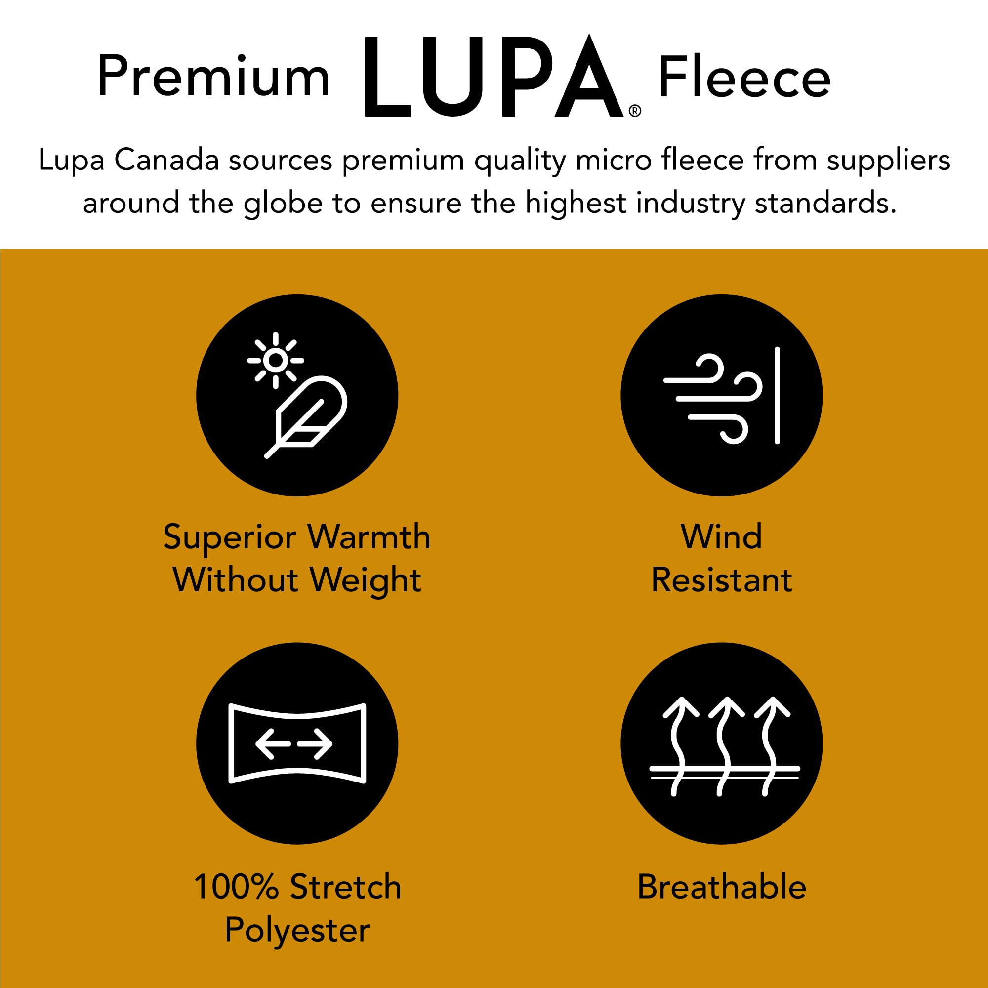 Lupa Handmade Double-Layer Fleece Neck Warmer Snoods for Men & Women - Fleece Neck Gaiter for Winter - Men & Women Thermal Snood for Skiing, Running, & Outdoor Sports (Snow)