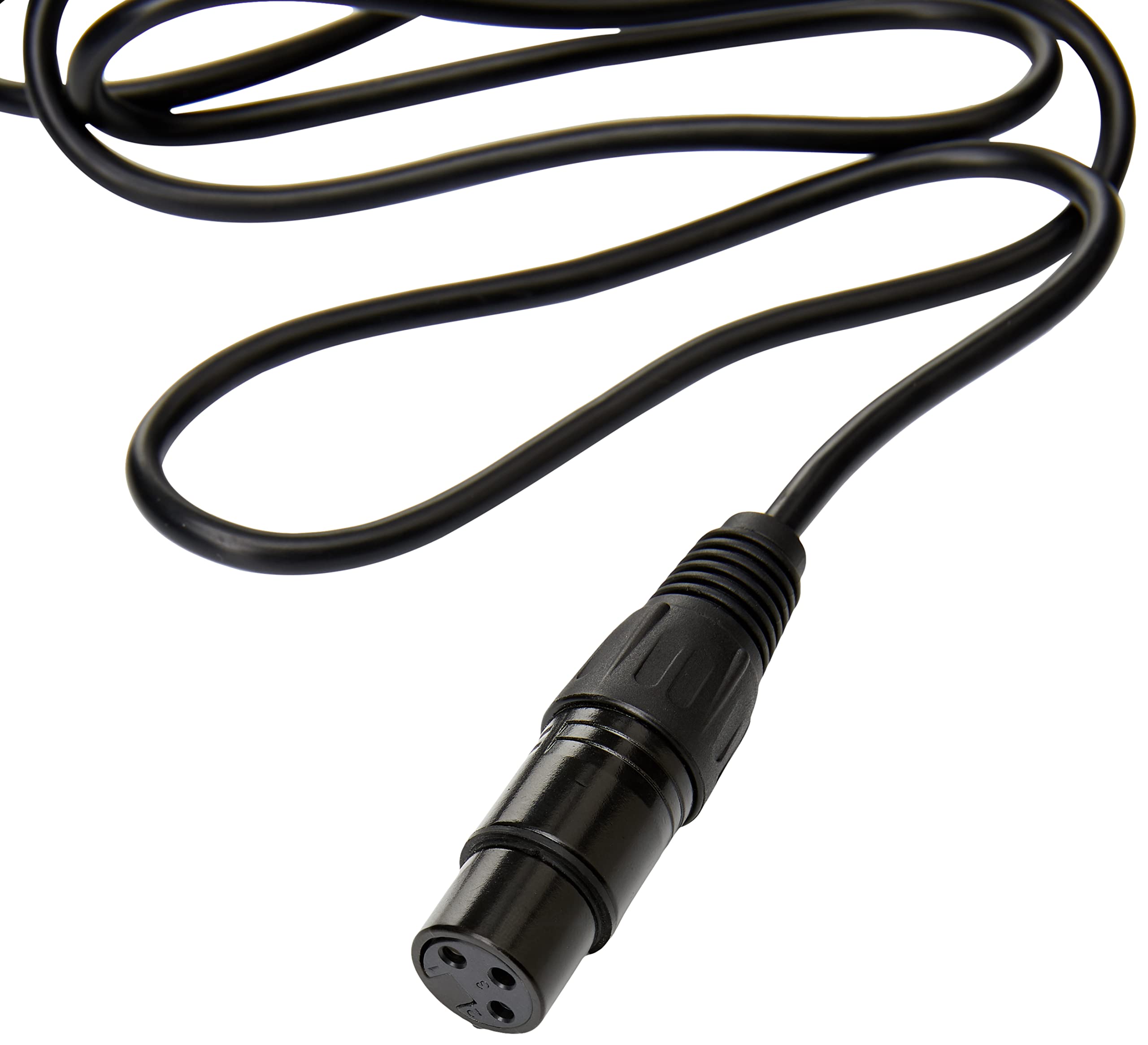 Pro Signal PSG3337-XLR-1.5M 3 Pin XLR Male to XLR Female Microphone Lead, 1.5m Black