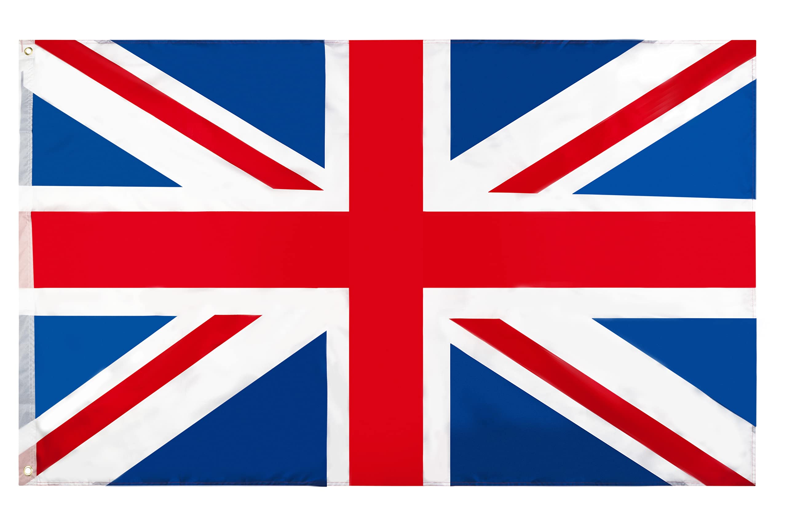 Storm&Lighthouse British Flag Union Jack Flag Great Britain UK Flag 5ft x 3ft with Eyelets