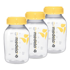 Medela Breast Milk Storage Bottles - BPA-Free - Pack of 3 x 150 ml