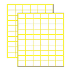 3000 Pack, 20 x 13 mm, - White Sticky Labels Price Stickers