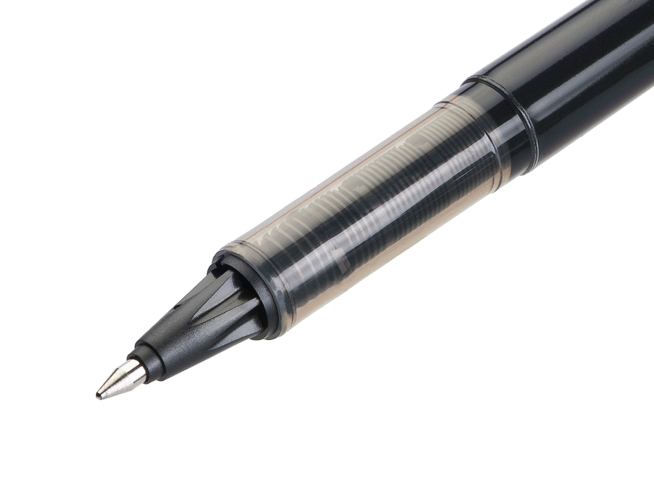 Pilot VBall 7 Rollerball Pen-Black (Pack of 3)