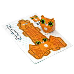 Box Buddies Foldimals Cats - Pack of 8 Cat Paper Toy Cards - Paper Craft for Kids, Pocket Money Toys, Stocking Fillers