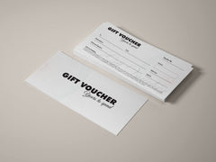 x25 Blank Gift Voucher Coupon Card Certificate for Business Shops Events & Occasions