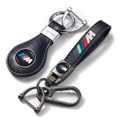 2Pack Car Keychain for BMW M M2 M4 M5 M6 M8 X1 X2 X3 X5 X6 M135i M240i Z4 328i X7,Leather Car Keychain Car Keyring,Car Key Chain Key Ring Family Present Women Men,Car Key Fob Holder Car Key Lanyard