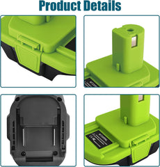 MT20RNL Battery Adapter for Ryobi 18V Power Tools, TEPULAS Battery Adaptor Convert for Makita 18V Convert for Ryobi 18V Power Tools