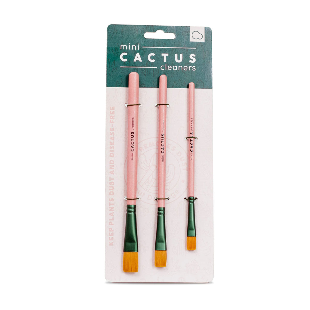 Bubblegum Stuff - Mini Cactus Cleaners - Garden Tools For House Plants, House Plant Accessory, Gardening Kit, Tool Set, Cleaning Brush Set, Gardening Tools