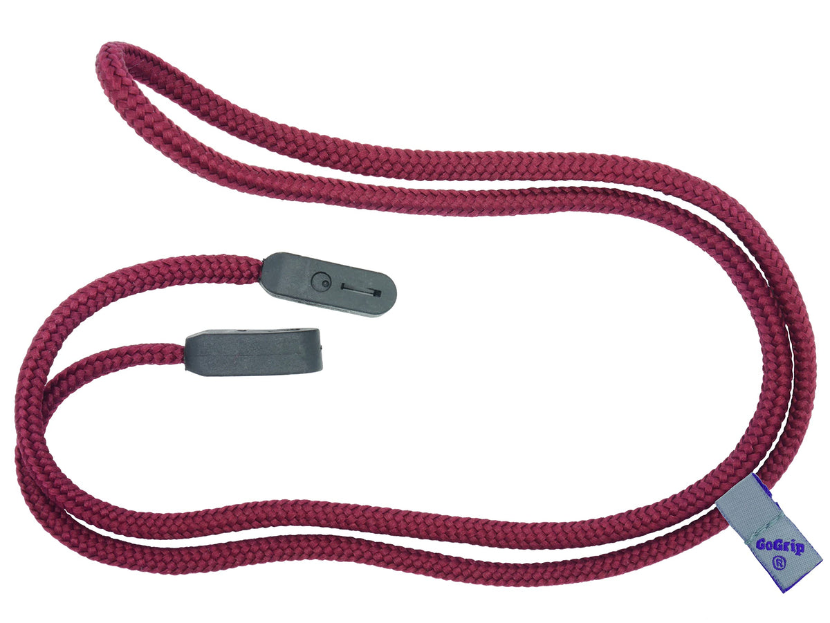 GoGrip Original - Secure Glasses Cord - Spectacle Cord and Spec Lanyard (Red)