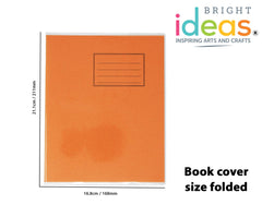 Bright Ideas Clear PVC Book Covers – Aa, 250 Micron, Pack of 10 Covers. Thicker and Extra Strong Sturdy Plastic Book Covers. Easy to Clean Plastic and Wipeable Made to Protect School Exercise Books