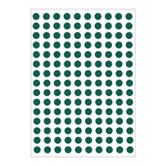 3000 Dot Stickers, 10mm Coloured Round Dots Stickers Sticky 20 Sheet Labels Sticker 10 Colours Assorted Self Adhesive for Event Activity Schools Coding Inventory DIY Crafts Green