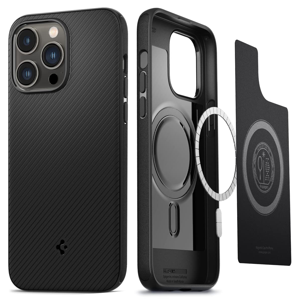 Spigen Mag Armor MagFit Case Compatible with iPhone 14 Pro Max - Matte Black