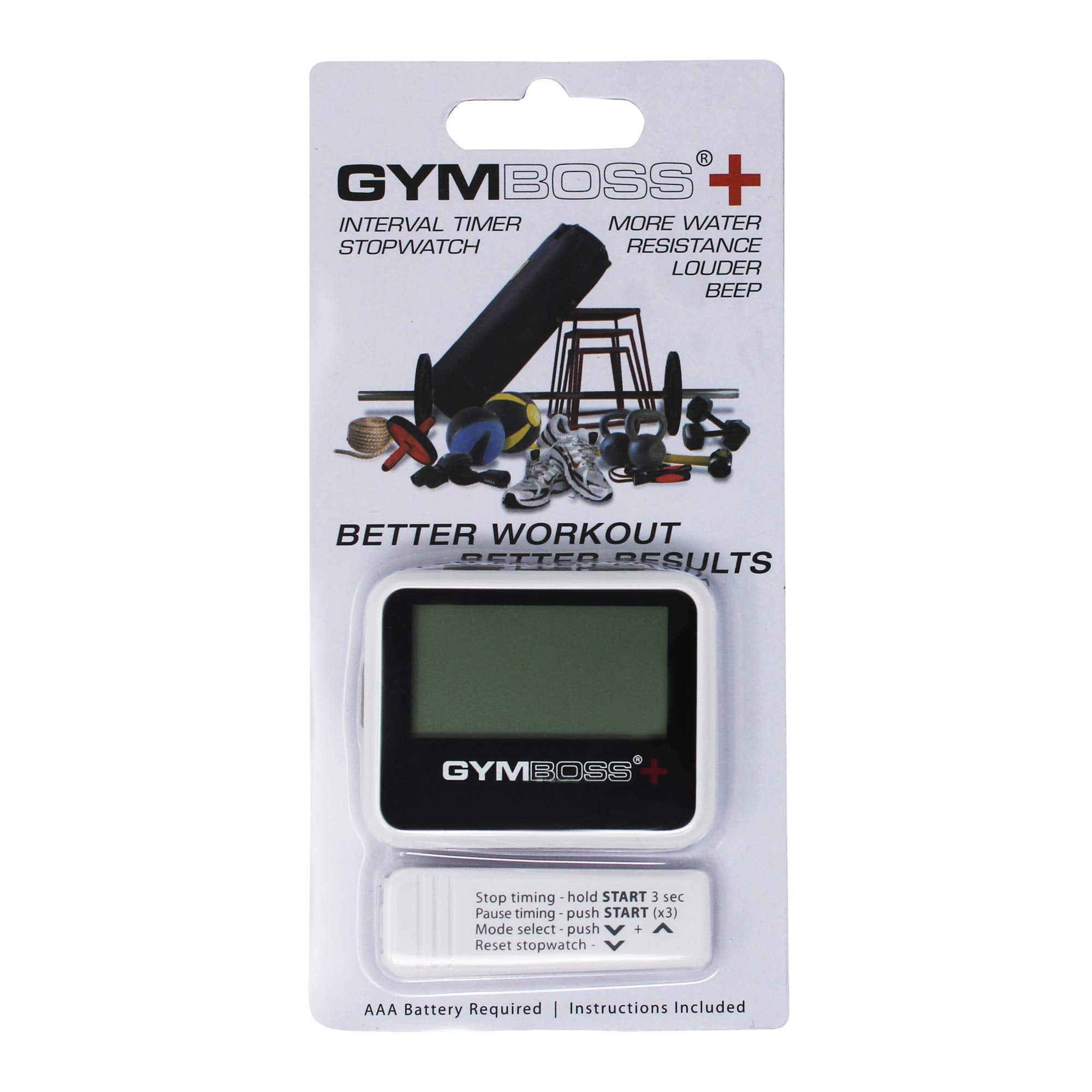 Gymboss Plus Interval Timer and Stopwatch