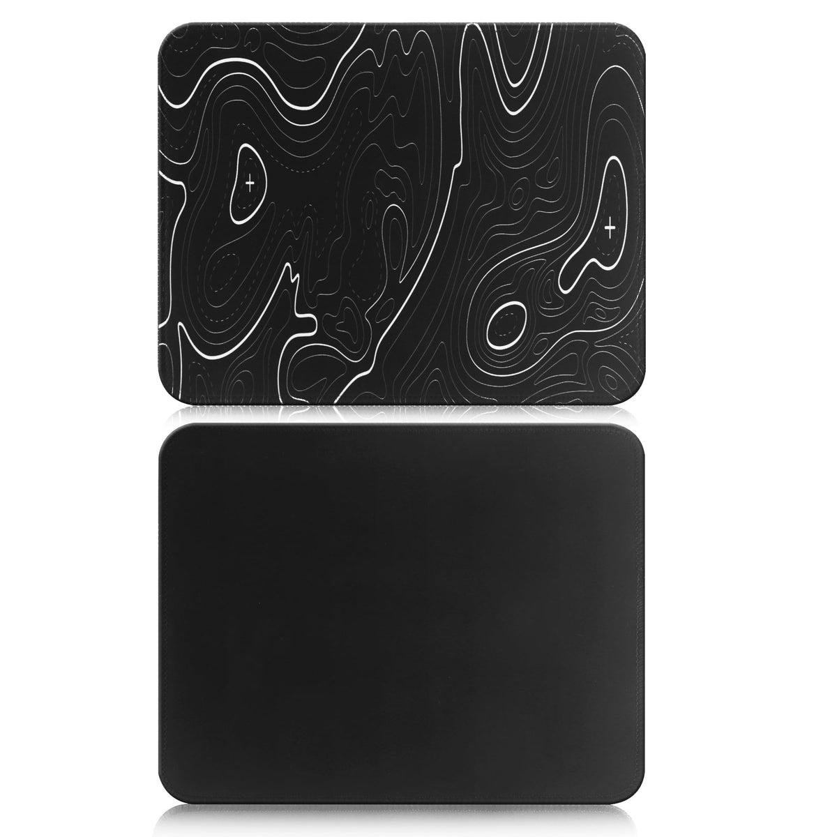 HoYiXi Mouse Mat 2 Pack（270 x 210 x 3 MM,Mouse Pad Soft Smooth Surface and Anti-Slip Rubber Base Waterproof Soft Cloth MousePads for Home Office Work, 270 x 210 x 3 MM,black