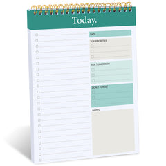 To Do List Pad - Daily Planner Notepad 52 Pages Task Planner, 6.5 inches x 9.8 inches To Do List Notebook with Checklist Productivity Planning Pad Perfect for Work Office Home