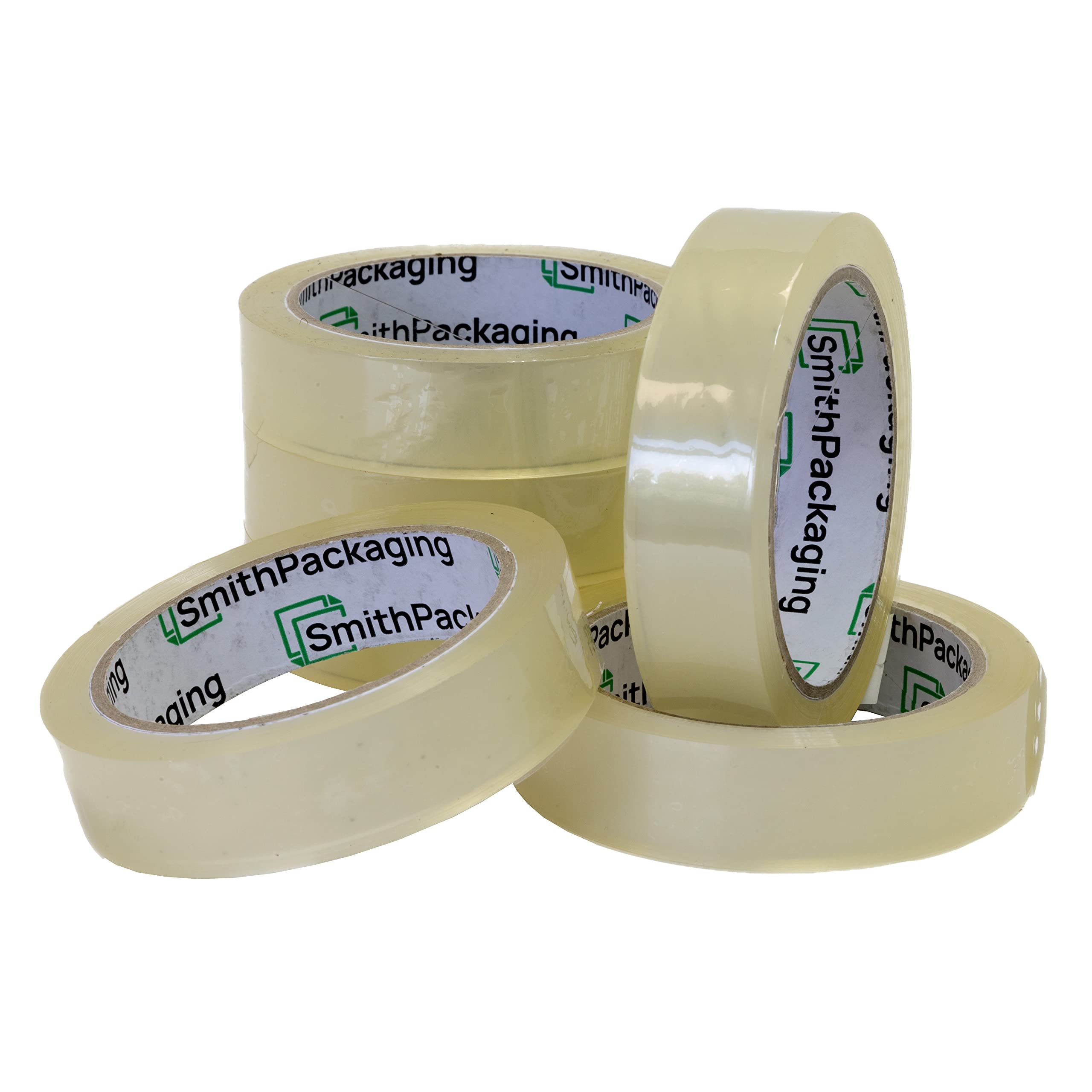 SmithPackaging Clear Sticky Tape 24mm x 66m Pack of 6 Rolls