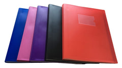 Janrax A4 Red Flexible Cover 80 Pocket Display Book - Presentation Folder