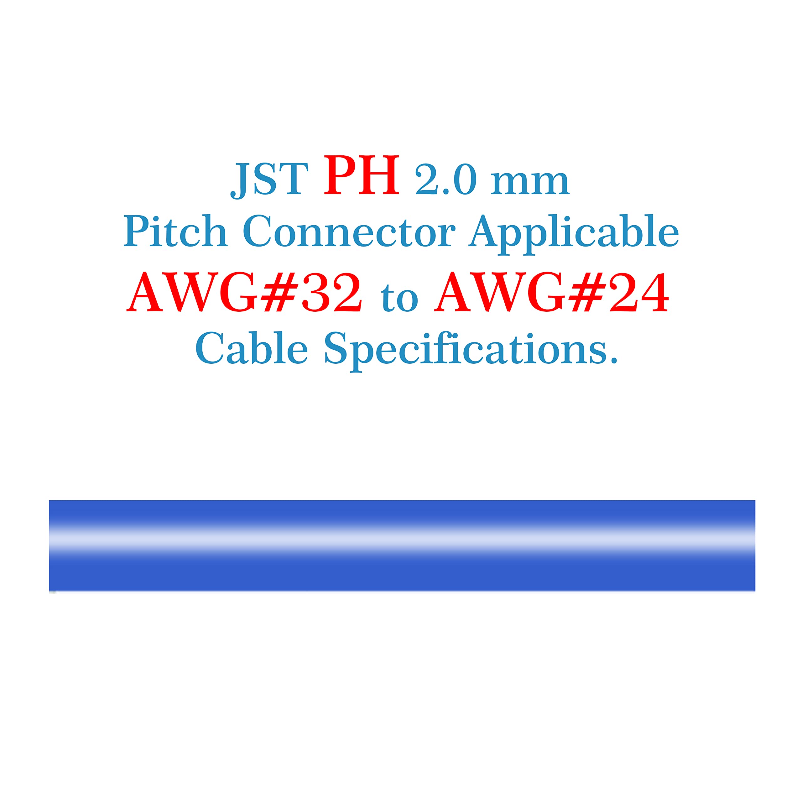 CQRobot JST PH 2.0 mm Pitch 5-Pin JST Wiring Connecting IC Male Plugs, Female Sockets Housing and T-shaped Crimp Terminal Connector Kit. 50 Sets/350 Pieces JST PH Connector Adapter Cable Assembly.