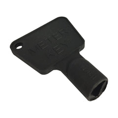 Meter Box Key - Black Plastic 8 Pc/S