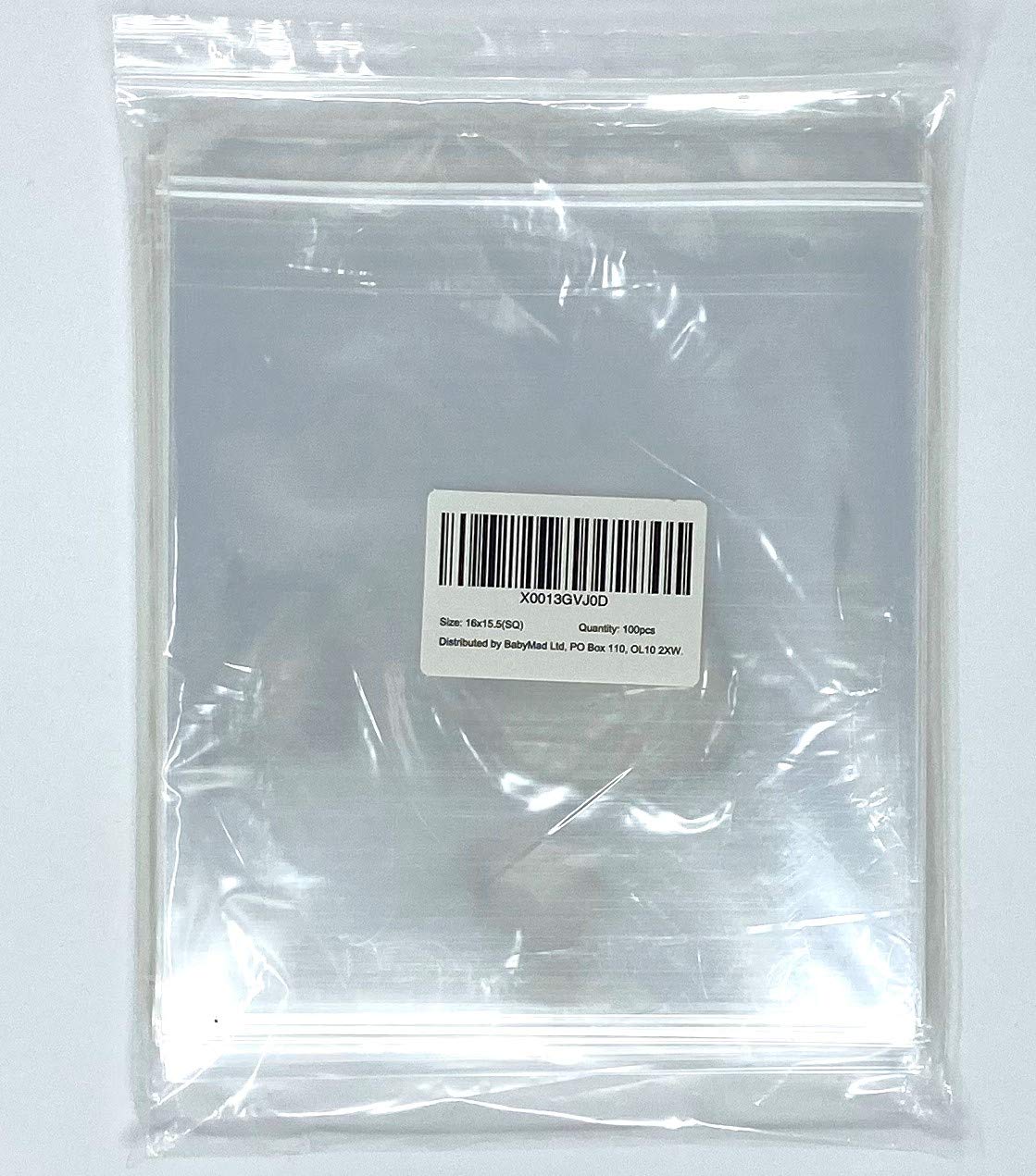 6 inchesx6 inches Cello Bags - Cellophane Greeting Card Display Bags 36 Micron Self Seal - 160mm x 160mm and 35mm Flap (100)