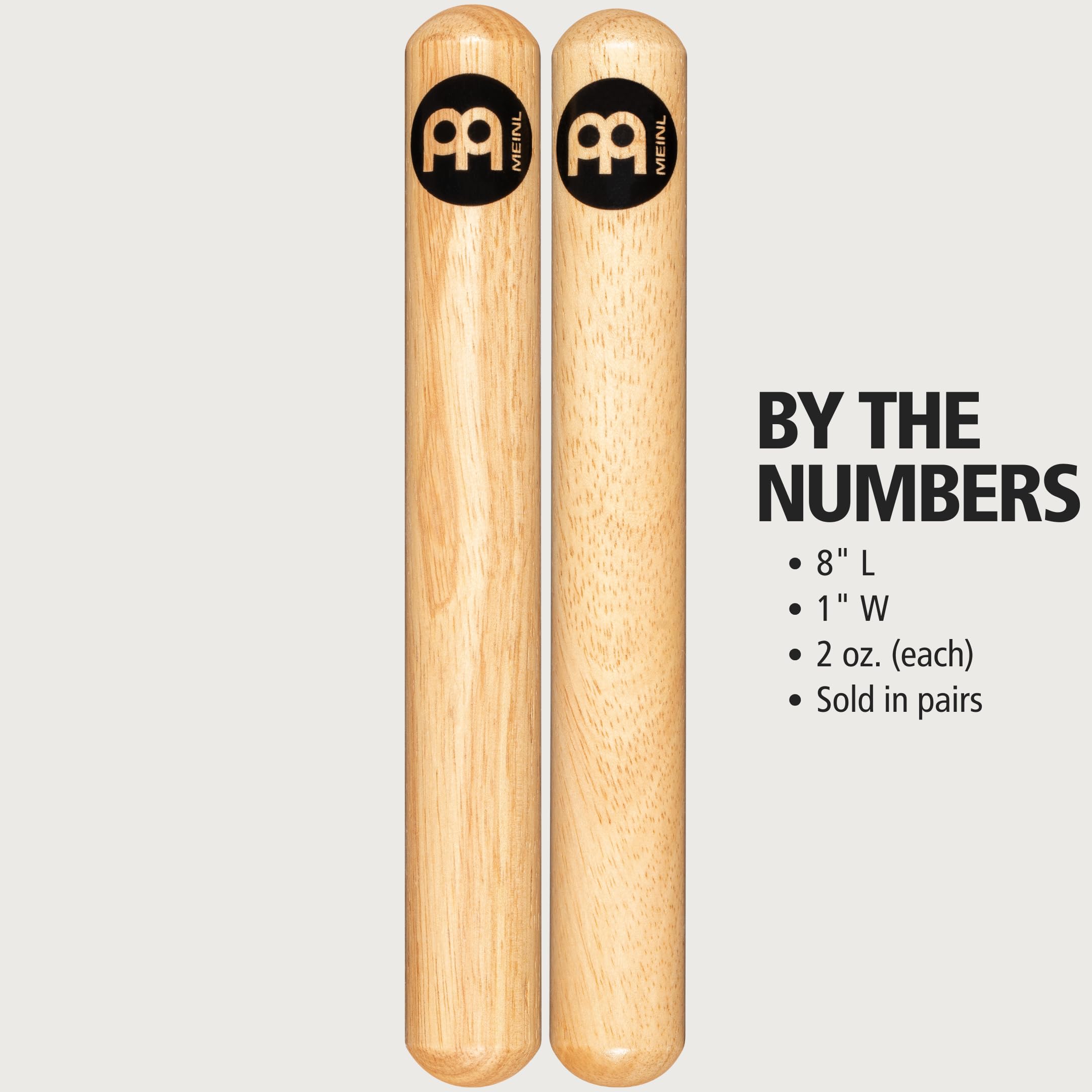 Meinl CL1HW Classic Claves - Hardwood (1 pair)