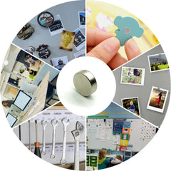 40 Pack Extra Strong Magnets 6mm X 3mm, Neodymium Magnet for White Board, Fridge, Pin Board and DIY Picture