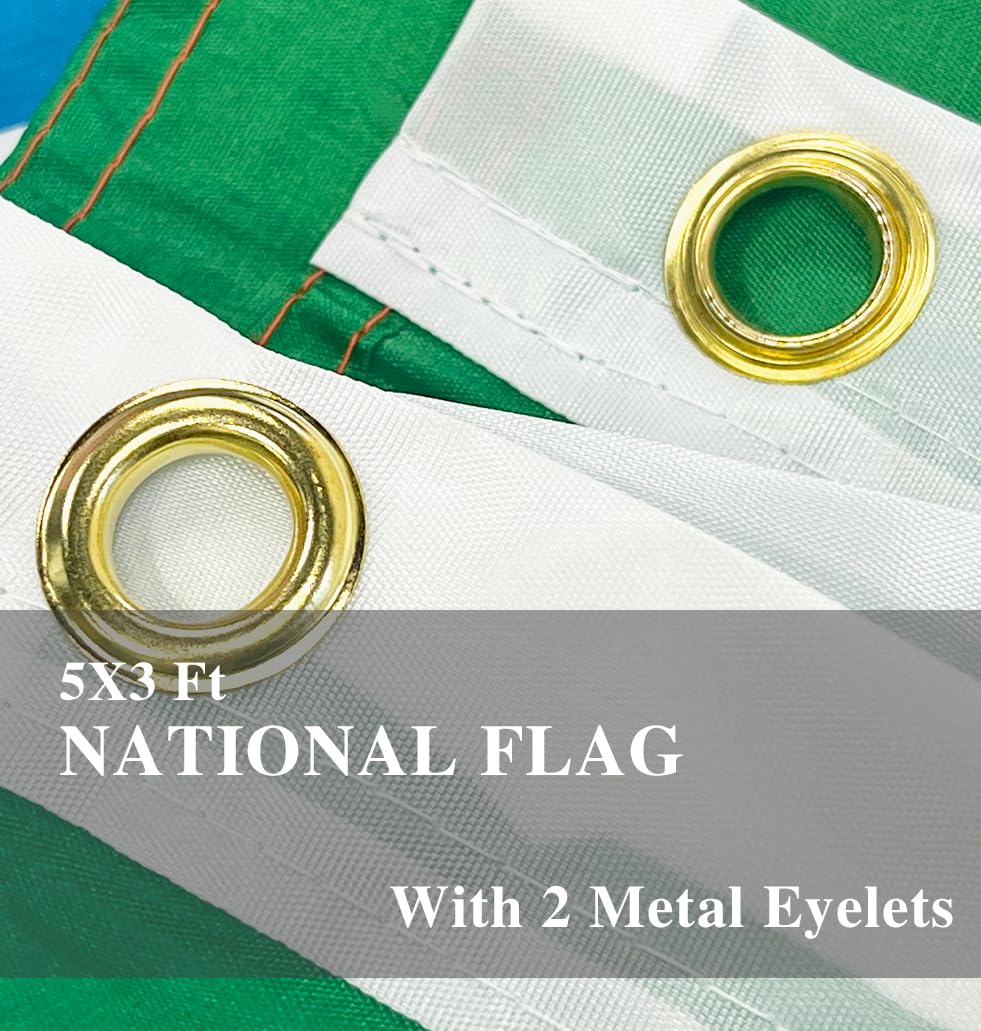 5x3Ft Northern Ireland Flag, Durable Flag with 2 Metal Eyelets Used Indoor and Outdoor, Bright Color Northern Ireland National Flag Decorated in Sporting Events, Parties, Parade