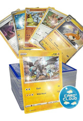 Card Cloud - Pack of 50 Cards Bundle - Features Holo & Rare Cards - Includes  inchesCardCloud inches Game Coin - Compatible with Pokemon Cards & Dedicated Table Top Games